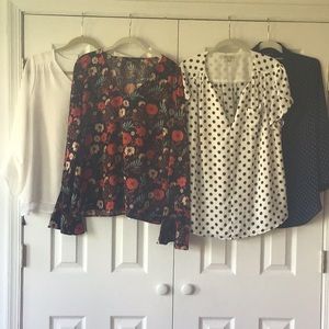 Stitch Fix Blouses, lot of 4, size XL